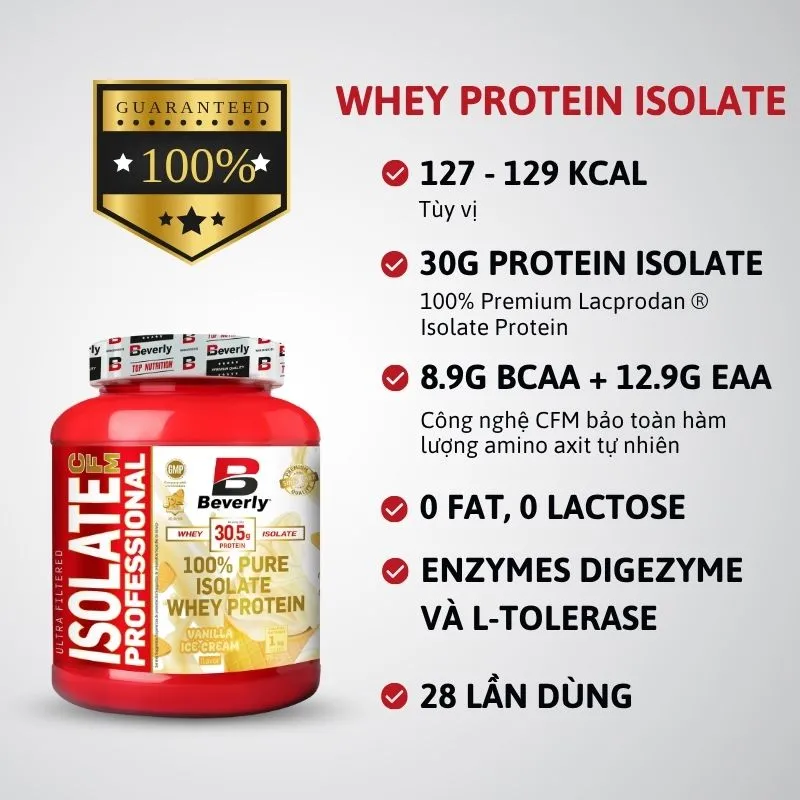 Beverly Isolate CFM Professional 2.2lbs - Ảnh 2