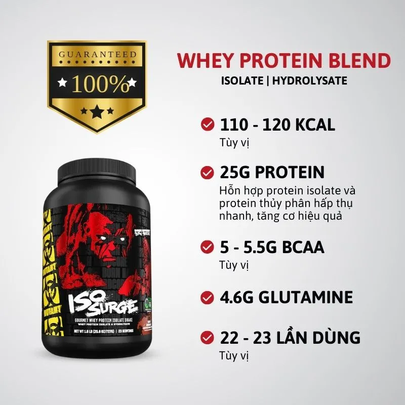Mutant Iso Surge 5lbs - Ảnh 2