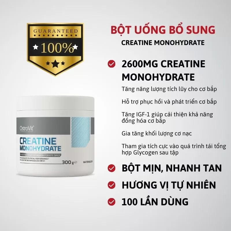 Ostrovit Creatine Monohydrate 300g - Ảnh 2